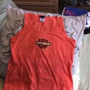 Orange tank top